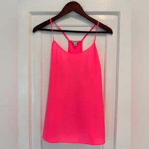 Jcrew size 8 bright pink cami.